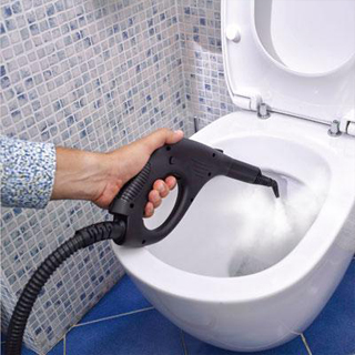 eco pro cleaning bathroom